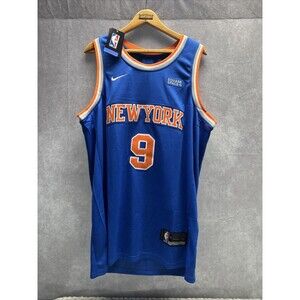 Nike RJ Barrett New York Knicks Swingman Jersey Square Space Patch Size 50 L XL